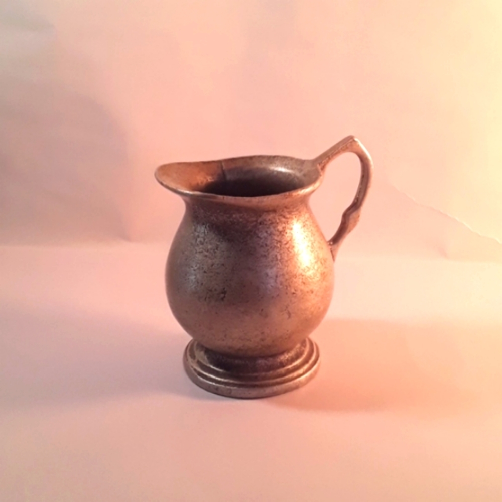 Vintage Pewter Creamer vase